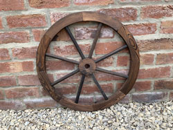 70cm Ornamental Wooden Cart Wheel