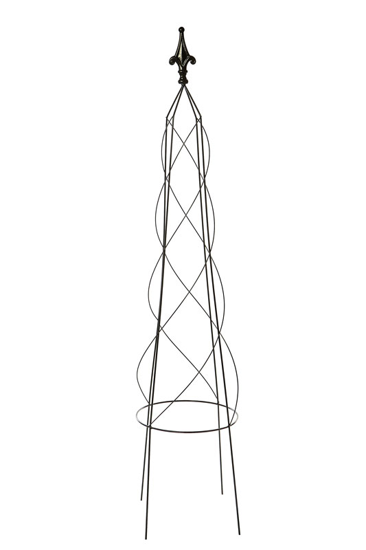 Spire Garden Obelisk Black 120cm