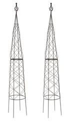 1.6m Twist Garden Obelisk 2Pcs