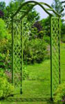 Green Wooden Garden Arch