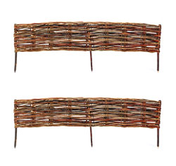 Willow Woven Hurdles 2 Pack