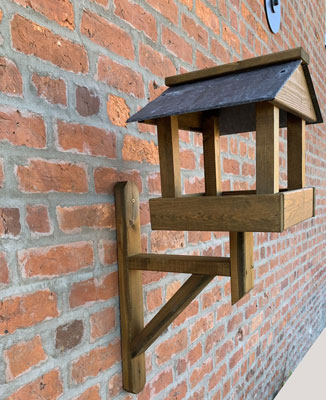 Fence Wall Mounted Bird Table Feeder