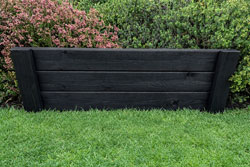 Wooden Garden Boundary Edging Landscape Border Fence 3 Board 60cm Long
